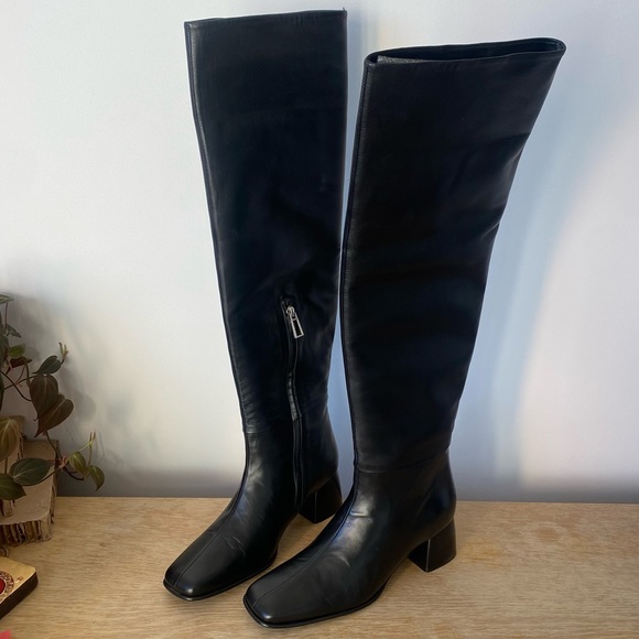 Filippa K Camille Knee High Leather Boot - Picture 2 of 15